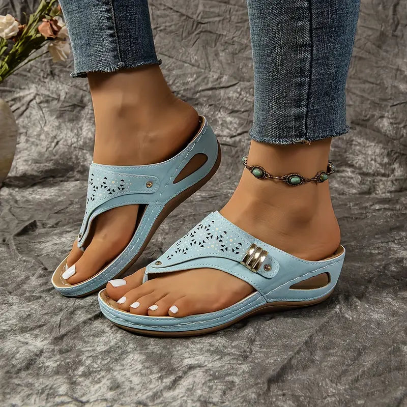Sandales Compensées Femme 7babf1f2-5f9d-4e90-9e2c-e2c073e8014a